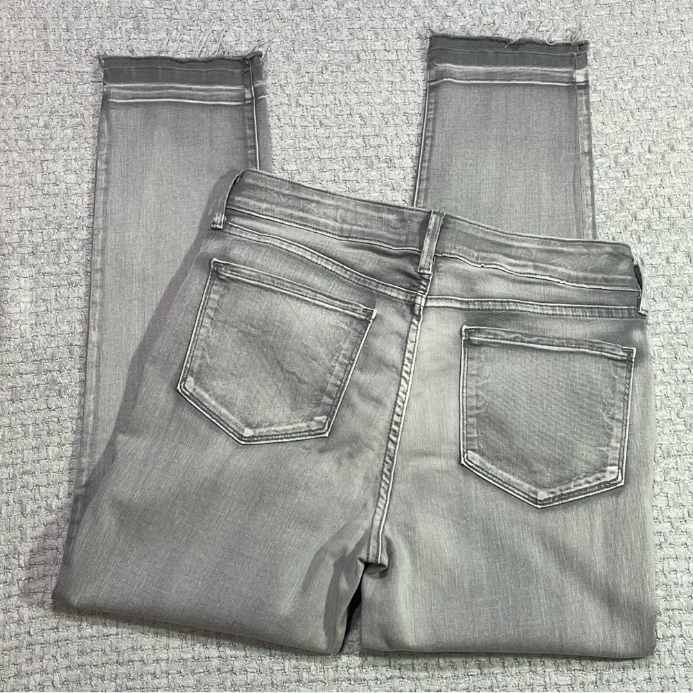 NYDJ Alina Ankle Jeans Style #MAEZ1900 Gray Lift Tuck Pants Size 8